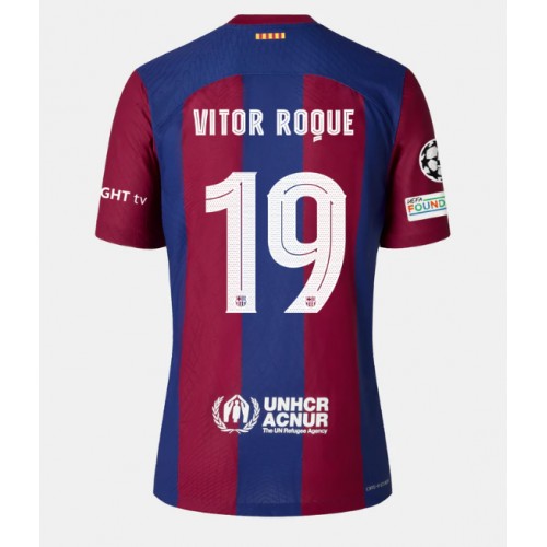 Barcelona Vitor Roque #19 Domaci Dres 2023-24 Kratak Rukav